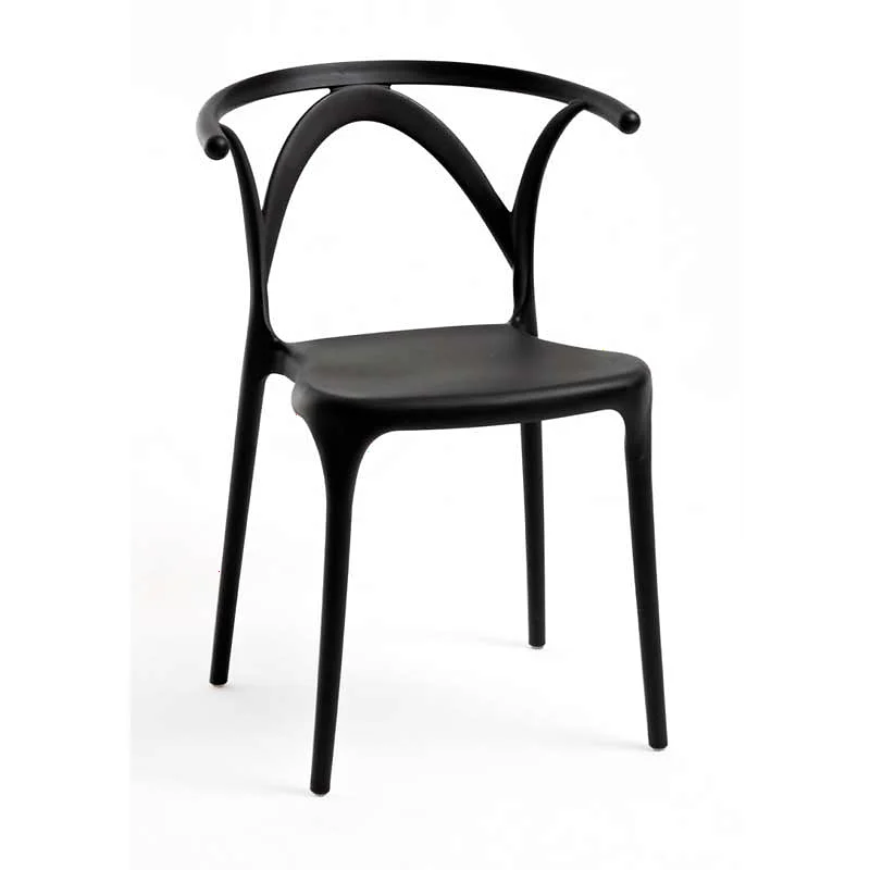 Silla apta para exteriores en color blanco o negro modelo NEAIL