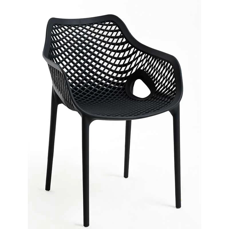 Sillón apta para exteriores en color blanco o negro modelo NIKU negro