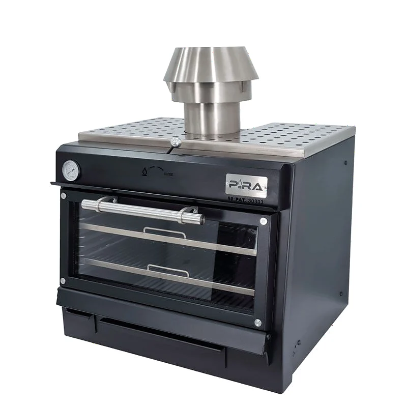 Horno brasa negro 115 comensales