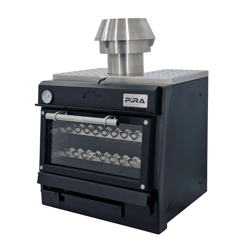 Horno brasa negro 85 comensales