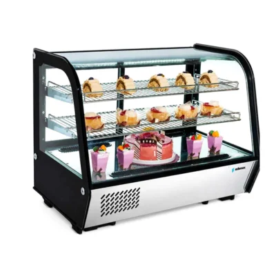 Vitrina expositora refrigerada 2 estantes de 120 litros