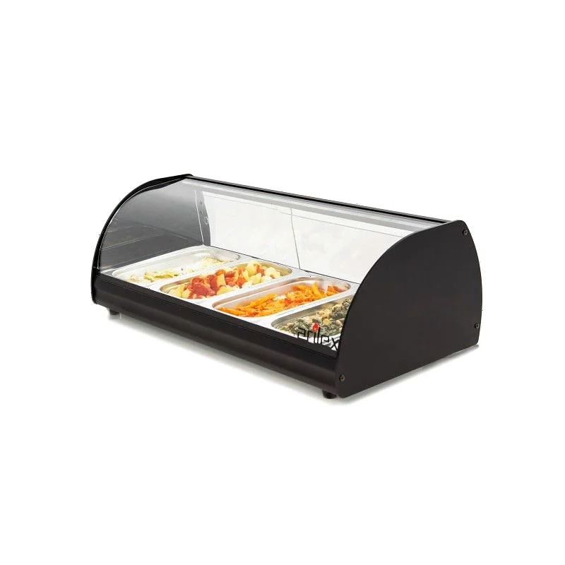 Vitrina calienta tapas con LED Arilex 4CTL