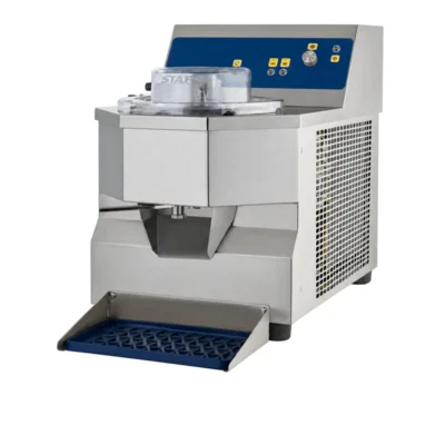 Mantecadora vertical automática de sobremostrador