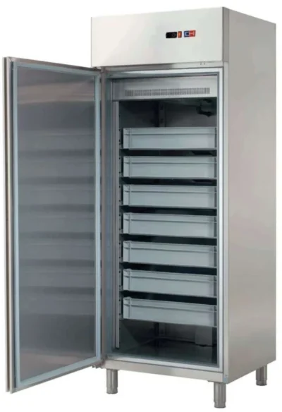Armario Refrigerado Conservación de Pescado 1 Puerta 7 Contenedores de 760 x729 x2005h mm