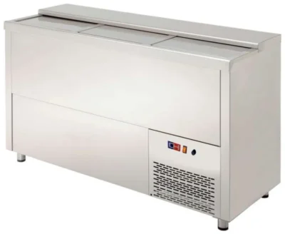 Enfriador de Botellas 5 Puertas Inoxidable Interior y Exterior de 2500 x550 x850h mm