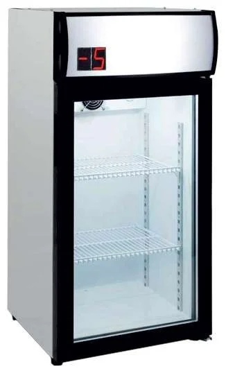 Armario Expositor Refrigerado 80 litros Subcero Puerta de Vidrio de 470X465X955h mm PEKIN SZ80L