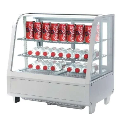 Vitrina Refrigerada Sobremesa 100 litros Blanco de 682 x450 x675h mm