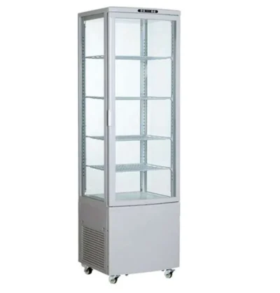Expositor Refrigerado 4 Caras 238 litros Blanco de 515x485x1715h mm