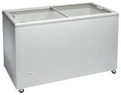 Congelador Horizontal Puerta Vidrio Corredera de 1063 x670 x895h mm