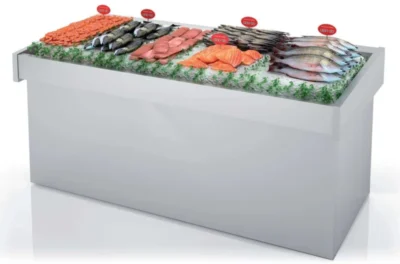Mostrador Pescado neutro dim.1700x950x990h mm Línea Córdoba DBNP-170