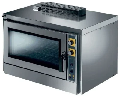 Horno de gas convección con HUMIDIFICACIÓN 5 bandejas GN1/1 KF1001GIXAL Línea Padova