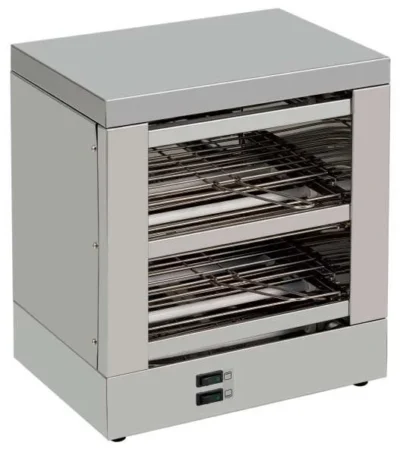 Tostador 2 pisos Slim Line resistencias de cuarzo sin temporizador 1800W