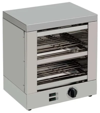 Tostador 2 pisos Slim Line resistencias de cuarzo con temporizador 1800W