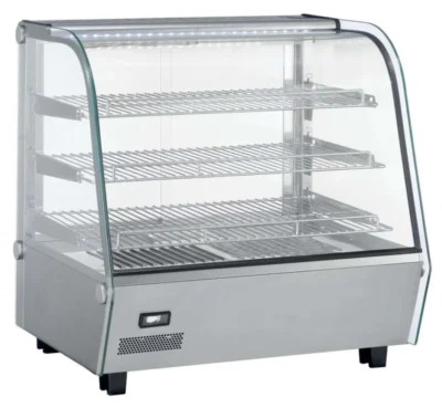 Vitrina caliente sobremostrador 120 litros de 678x568x685h mm