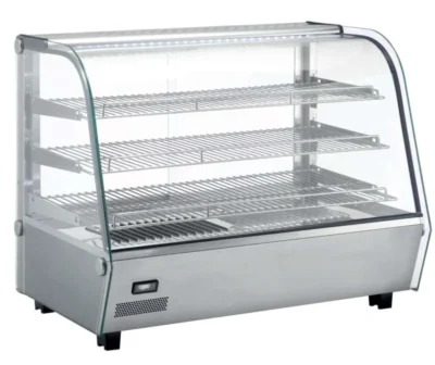 Vitrina caliente sobremostrador 160 litros de 856x568x685h mm