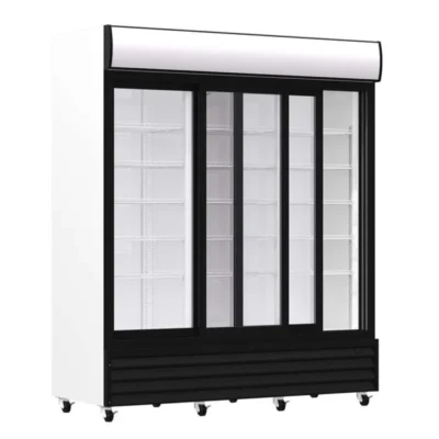 Armario Expositor Refrigerado 1600 litros 3 Puertas Deslizantes de Vidrio de 1720 x730 x2060h mm