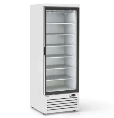 Expositor Congelación 450 Litros Lacado Plata Puerta de Cristal 700x700x2070h mm