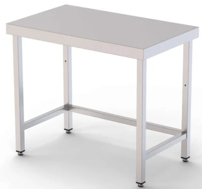 Mesa de Trabajo Acero inoxidable Central Sin Estante 1100x600x850h mm WTC160110S0