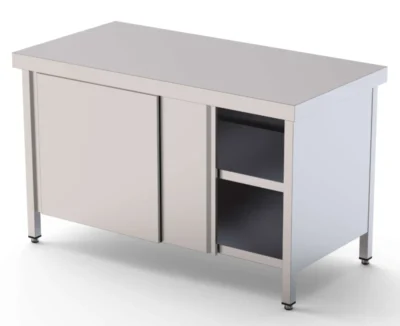 Mueble platero central con puerta corredera a una cara de 2800x700x850 mm