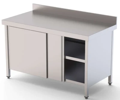 Mueble platero con puertas correderas a 1 cara de 1400x550x850 mm