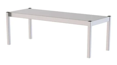 Estante Sobremesa Acero Inoxidable Simple Para Mesas De Trabajo 1500x350x300h mm UTS135150S1
