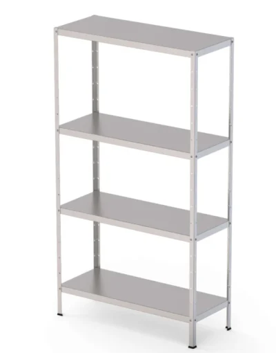 Estantería de Pie Acero Inoxidable Fondo 400 de 800x400x2000h mm FS080420S40