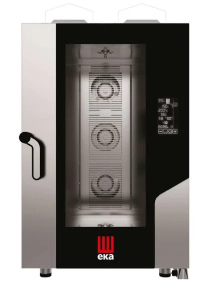 Horno a gas convección MILLENIAL BLACK MASK Gastronomía 11 bandejas GN1/1 MKF1111GBM Línea Padova