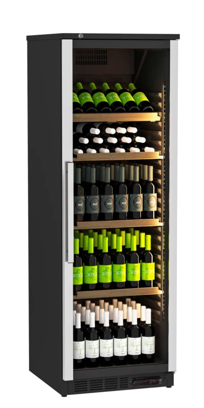 Armario Cava de Vino 72 botellas con 4 estantes en madera 620X655X1850h mm