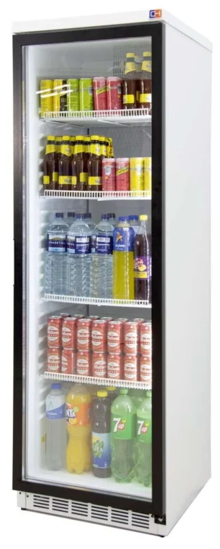 Armario Expositor Refrigerado 400 litros Puerta de Vidrio de 620 x665 x1850h mm