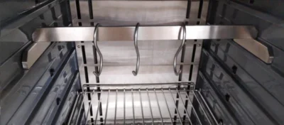Barra carnicera y Ganchos de acero inoxidable para MC1000