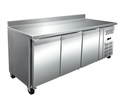 Mesa Refrigerada Snack Acero Inoxidable 3 Puertas 1795x600x960h mm