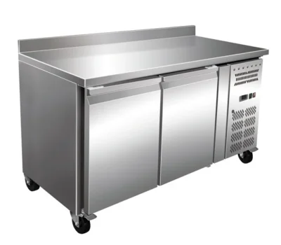 Mesa Congelados Snack Acero Inoxidable 2 Puertas 1360x600x960h