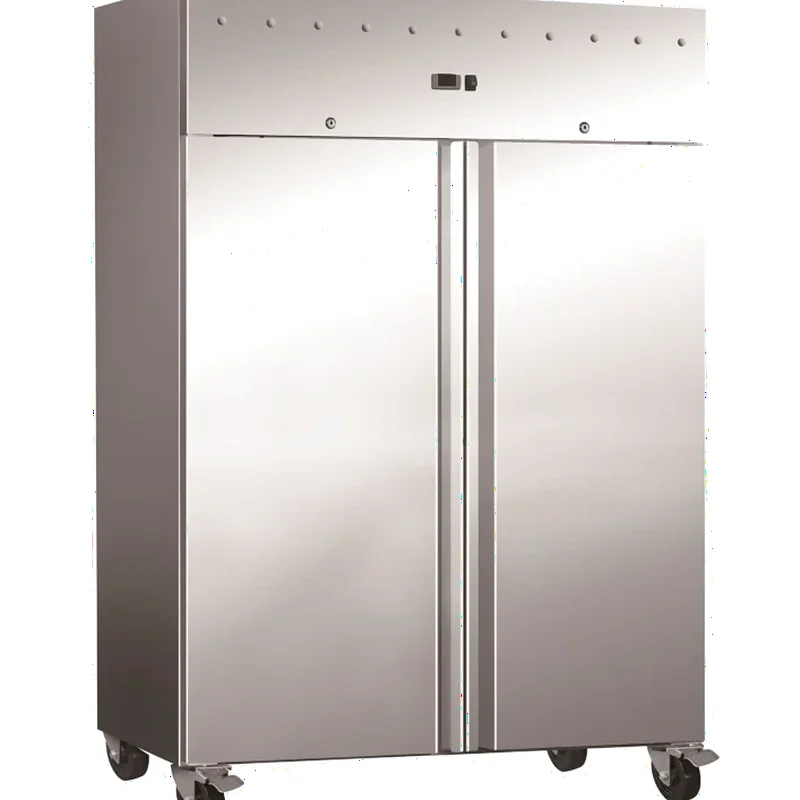 Armario Refrigerado Snack Acero Inoxidable 2 Puertas 1000 litros 1340x700x2010h mm