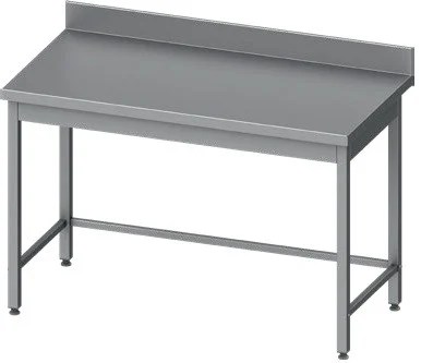 Mesa Mural acero inoxidable AISI 201 sin estante 1500x700x850 mm MM157S Línea Varsovia-37 Kg (950027150)