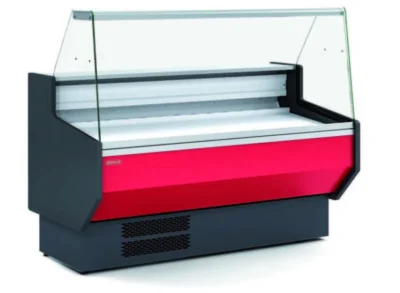 Vitrina Refrigerada Cristal Recto Fondo 800 dim.2025x800x1235h mm Línea Córdoba VED-8-20-R