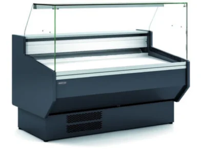 Vitrina Refrigerada Cristal Recto Fondo 900 dim.1055x940x1235h mm Línea Córdoba VED-9-10-R