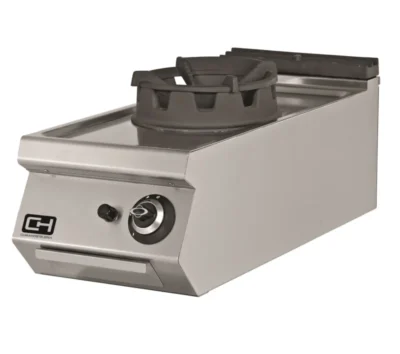 Cocina Wok a Gas Sobremesa 1 fuego 18 kW 400x730x300h mm EMPPLS7WK010 Línea 700 Estambul