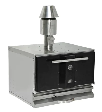 Horno de Brasa Profesional Parrilla 740x650 mm Color Negro