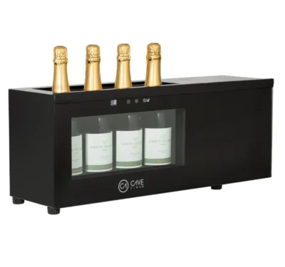 Expositor Sobremesa con Compresor 4º a 12º para 5 botellas de vino