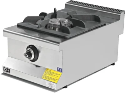 Cocina a gas sobremesa Gran Potencia 1 fuego 8,65 kW 400x635x285h mm