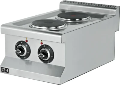 Cocina Eléctrica sobremesa 2 Zonas 2x1,75 kW 400x635x285h mm