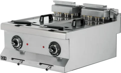 Freidora eléctrica sobremesa 2x10 litros 2x7,2 kW 600x635x285h mm