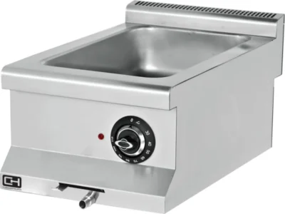 Baño maría eléctrico 3 cubetas GN 400x635x285 mm