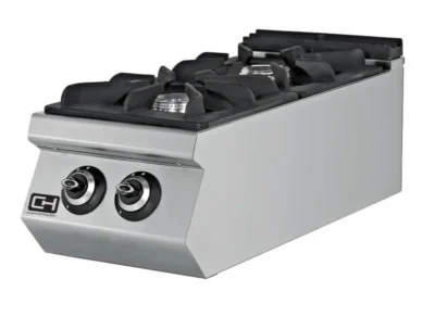 Cocina a Gas Sobremesa 2 fuegos 2 x 7,15 kW 400x730x300h mm