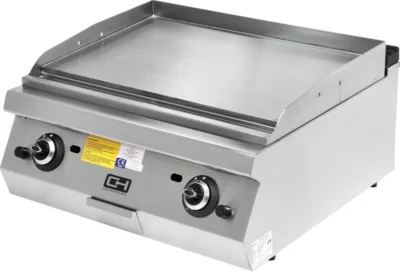Frytops a Gas Acero Rectificado Sobremesa 20,64 kW 800x900x300h mm