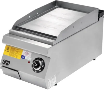Frytops Eléctrico Acero Rectificado Sobremesa 6 kW 400x900x300h mm