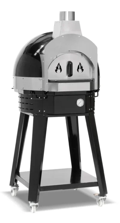 Horno de Pizza a Gas con Base de Piedra Diámetro 600 mm sin rotación