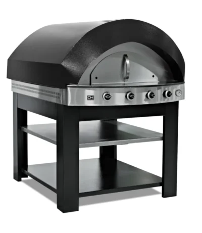 Horno de Pizza a Gas con Base de Piedra 750x800 mm
