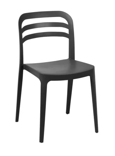 Silla Terraza Polipropileno color Antracita BAQUERIA 1 ANT