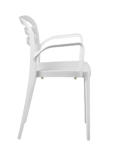 Sillón Terraza Polipropileno color Blanco BAQUERIA 2 BLA